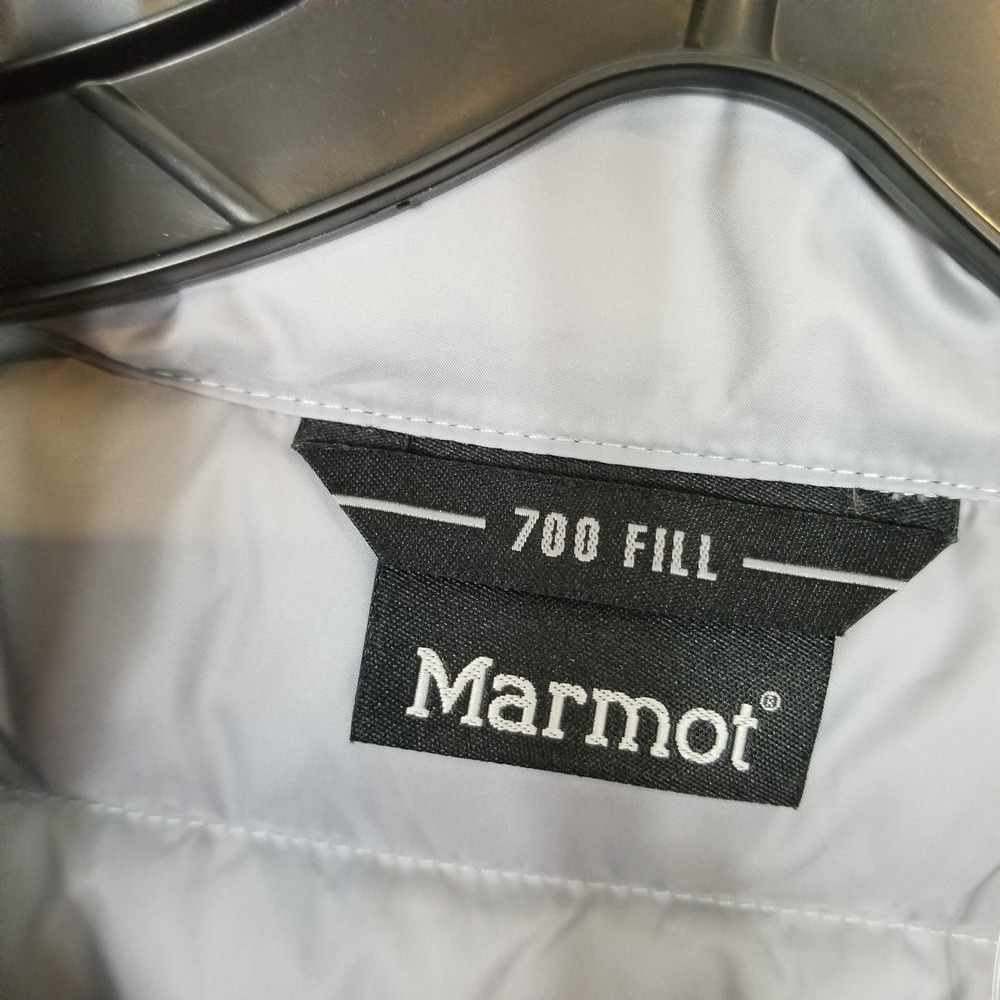 Marmot Women Jena Down Jacket 700 Fill Power Sz XL Gray Puffer Zip Up Warm - Picture 12 of 16